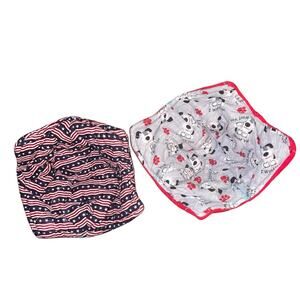 Set of 2 Microwavable Reversible Quilted Bowl Cozies for Hot/Cold Food Bowls
